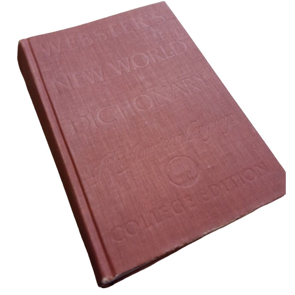 Webster New World Dictionary College Edition Hardcover American Language